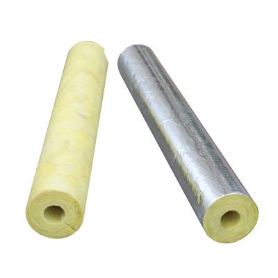 China Maximum Efficiency Fiberglass Pipe Insulation With Glass Wool Material en venta