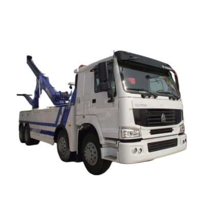 China SINOTRUK HOWO Wrecker Truck 12 Wheeler 30T 40T 336HP Road Rescue Truck for sale