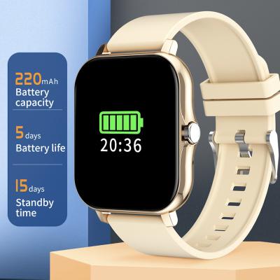 China New Year 2022 Gifts CT2-45 2022 Waterproof Rotating Smart Watch IP68 Custom Button Dial For Call and Music BT APP for sale