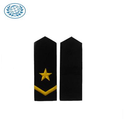 China Nickel Free Custom Embroidered Epaulet For Uniforms Shoulder Military Epaulet for sale