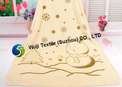 China Snowflake Patterned Microfiber Hair Towel , Children Beach Towel for sale