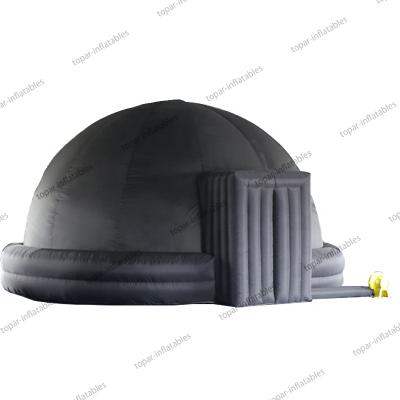 China 100% Inflatable Blackout Astronomy Dome 360 Projection Tent For Planetarium Dome 5M for sale