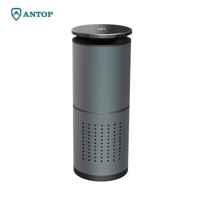 China 360 Degree UV-C Purify 15 CADR USB Cable Smart Ozone Car Air Filter Air Purifier with Hepa Filter for sale