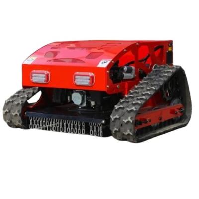 China Crawler Type Four Wheel Hybrid Remote Control Lawn Mower 20mm-180mm Cutting Height for sale
