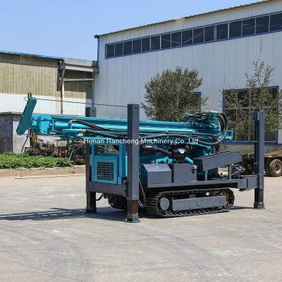 China 350m Profundidad de perforación 91KW Motor Yuchai Rig de perforación de pozos de agua 22T Fuerza de elevación en venta