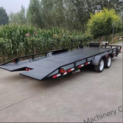 China 5t 5m*2,2m Plataforma de caminhão semi-reboque eixo para transporte de carga à venda