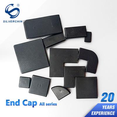 China Various Aluminum Profiles Cheap Price Channel End Caps For Aluminum Profile Railings for sale