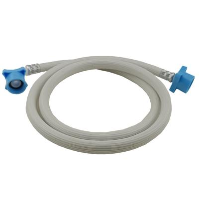 China Commercial White PVC Water Filling Tubing Inlet Hose 1m For Washing Machine for sale