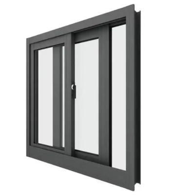 China Magnetic Screen Aluminium Windows sliding Windows Easy and quick opening windproof heat insulation for sale