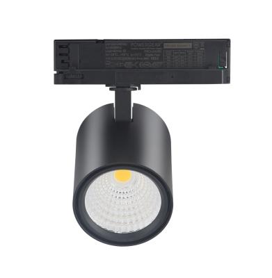 China 30W led track lights dimmable Non Flicker Dali Dimmable 3000LM 90Ra Black 4000K 0.9PFC 5 years 38° indoor shop lighting Te koop