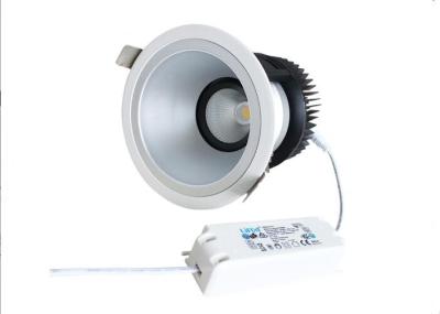 China IP20 40 Watt LED Recessed Downlight For Office / Hotel 24 Degree Beam Angle for sale