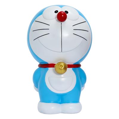 China China Home Decoration Large Japanese Anime Famous Cartoon Character Blue Cat Resin Art Gift Cat Statue for sale