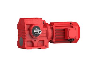 China S Series Helical Worm Gearmotor Inline Right Angle Hard Tooth Surface Parallel Shaft Reduction Reducer de velocidade à venda