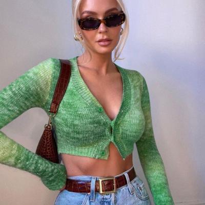 China Anti-wrinkle Women Winter Sweater Cardigan Knitted Long Sleeve Korean Sweater for sale