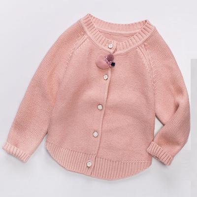 China Child Anti Shrink Custom Girl Cardigan Sweater Knitting Buttons for sale