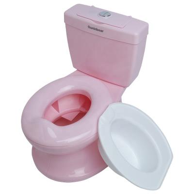 China Toilet para bebés de plástico rosa EN71 Certificado Diseño de color puro Logotipo personalizado disponible en venta
