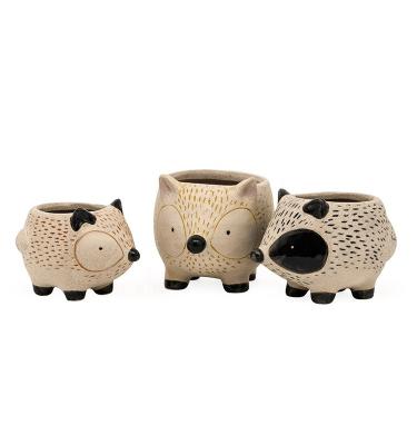 Chine Vente en gros en vente chaude charmante instagram 3D unique fleur d'oiseau épicé pot succulent en poterie céramique d'argile à vendre