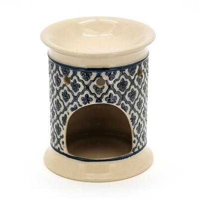 China Quemador de cerámica aroma esencial Cristal de incienso quemador pérdida de peso cápsulas de porcelana luz de té difusor de velas en venta