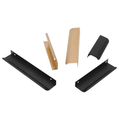 China Manufacturer Aluminum Hidden Handle Modern Bedroom Sideboard Door Handles and Knobs Furniture Hardware Pull Handles for sale