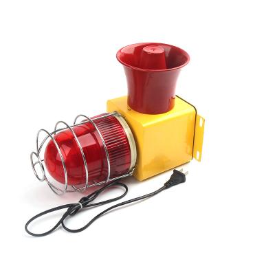 China Custom voice GANDE 12v 24v Emergency Boat Ship Marine Revolving Warning Light for sale