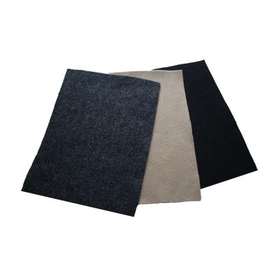 China Sustainable Recycled PET Polyester Needle Punched Non Woven Carpet Fabric For Automotive Car Interior for sale