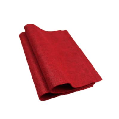 China Plain 100% Polyester Needle Punched Nonwoven Felt For Show Red Carpet for sale