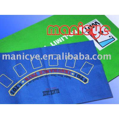 China Baccarat Style Poker Table Mat/Christmas Table Mat/Polyester Material Tatami Mat MANE-FELT for sale