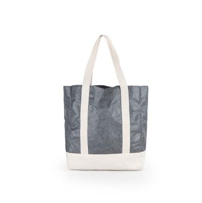 China Eco-Friendly Fashion Dupont Tote Bag Fashion Women Lady Paper Empty Handbag for sale