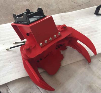 China Wald 300mm Mini Excavator Tree Shear 380-Kilogramm-hydraulischer Ast-Schneider zu verkaufen