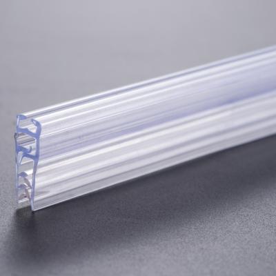 China Easy installation plastic PVC poster banner hanger for ceiling, plastic ceiling poster hanger, plastic handle for sale