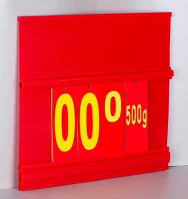 China Easy Installation Supermarket Display Large PS Price Sign Board For Promotion Sign Board Price Board for sale