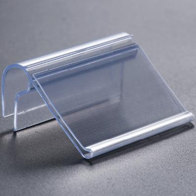 China 100% eco-friendly pure hook yarn flipscan pvc label holder for sale