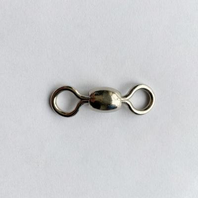 China Hgih Resistance Fishing Barrel Bearing Rolling Solid Ring Litter Swivel Lures Connector for sale