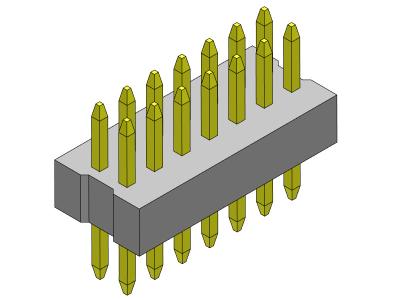 Китай 1.00mm Dual Row Connector Straight Type 2*3PIN To 2*40PIN продается
