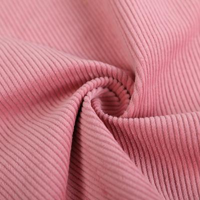 China Breathable Pure Cotton Fabric Solid Color Woven Corduroy Cotton Fabric for sale