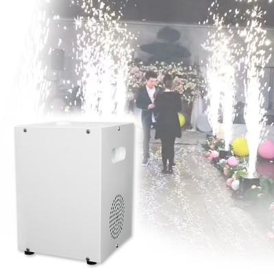 China Wedding High Quality White Indoor 650W Stage Dance Cold Sparklers Ice Pyro Fireworks Fountain Machine With Remote Control for sale