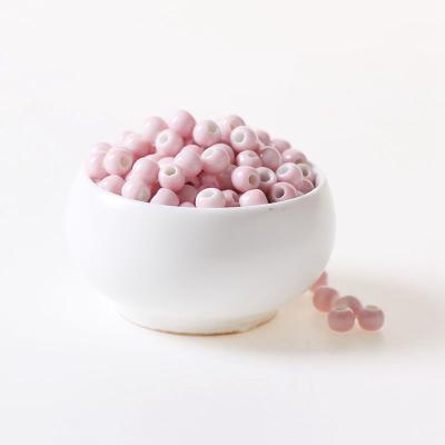 China Wholesale Ceramic Jewelry Loose Beads 6/8/10/12mm Pink Ceramic Beads for sale