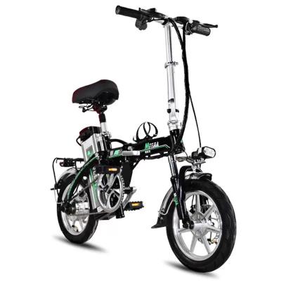 China Aluminum Alloy 2023 new hot sale 12inch folding electric bike 48V 20Ah lithium battery 350W motor fastAluminum Alloy electric city bike for sale
