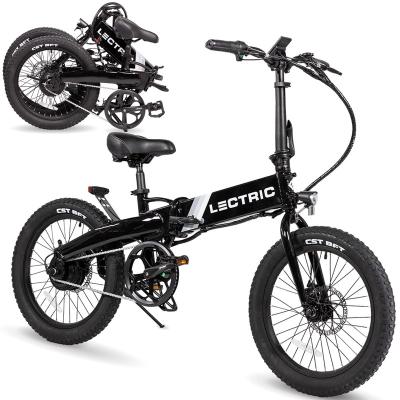 China Aluminum Alloy Electric Bike Adult Folding Bikes 36V 13Ah 40+ Mile Range Pedal-Assist Levels 20mph Top Speed city beach e bike uns for sale