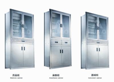 China Armário de armazenamento de instrumentos médicos de sala limpa Armário de chapas de aço inoxidável à venda