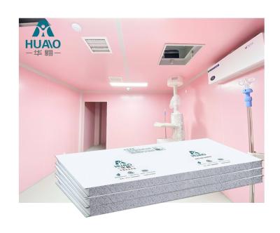 中国 隔熱屋根 PUポリウレタンサンドイッチパネル 50mm 壁パネル 板 鋼筋構造ビル用のアルミ複合パネル 販売のため
