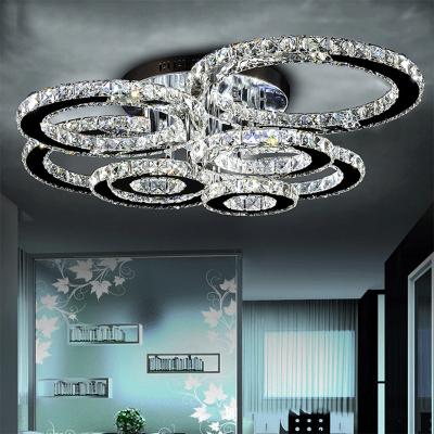 China 2020 High Quality Crystal Chandeliers Round Chandelier Living Room Hotel New Crystal Ceiling Light Ceiling Fixtures Lights LED Lamp for sale