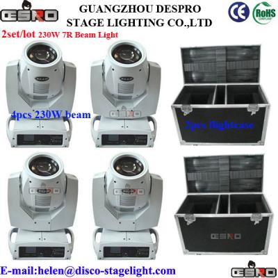 China Touch Screen 230W 7R Moving Head Beam Light With White Color for sale