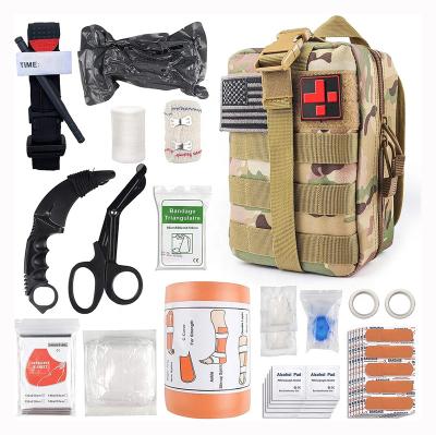 China Outdoor Camping Increasing Speed Portable Outdoor Rise Survival Kit Military Camper Survival Kit AMPMOUTDOOR Tactical Trauma Bag Bag for sale