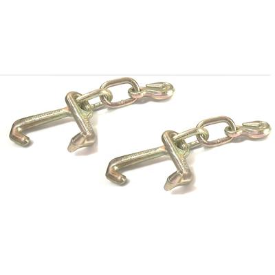 China General Industry Yellow Forged 4700 Lbs Zinc Plating G70 Chain Hook Group for sale