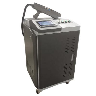 Cina macchina tenuta in mano di pulizia del laser di 110V 200KHz, rimozione della ruggine del laser 200W in vendita