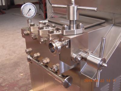 China Op zwaar werk berekend Homogenisatormateriaal, Energie - de Verwerkingsmachine van de besparingsmelk Te koop