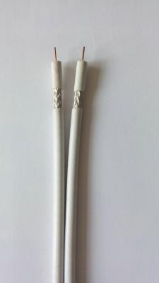 China 8 AWG Copper Clad Steel RG6 Coaxial Cable Gas Expanded Polyethylene for sale