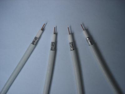 China White Coaxial Audio Cable / Quad Shield Coaxial Cable / Low Loss Coaxial Cable 85dB for sale
