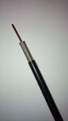 China Semi Rigid HD RG6 Quad Shield Coaxial Cable 75 ohm Shielded Coaxial Power Cable for sale